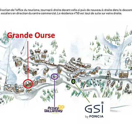2 Pieces Pour 5 Personnes Avec Acces Direct Aux Pistes Et Balcon - Vallandry - Fr-1-757-99 * Landry
